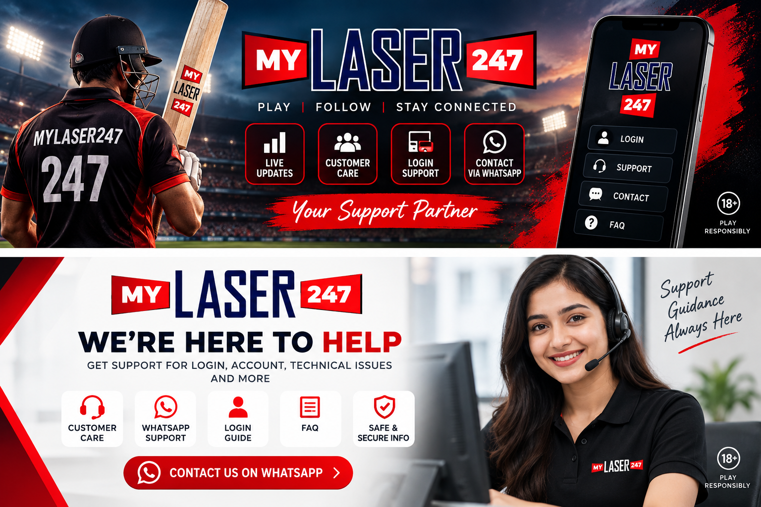 MyLaser247 support and information